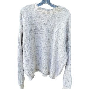 VTG Tony Lambert size XL woven pattern sweater